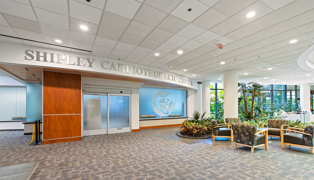 Shipley Cardiothoracic Center Entrance
